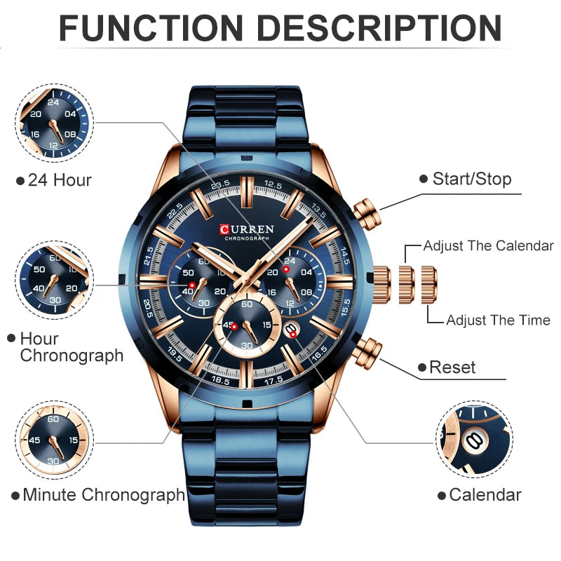 Curren Chronograph Watch