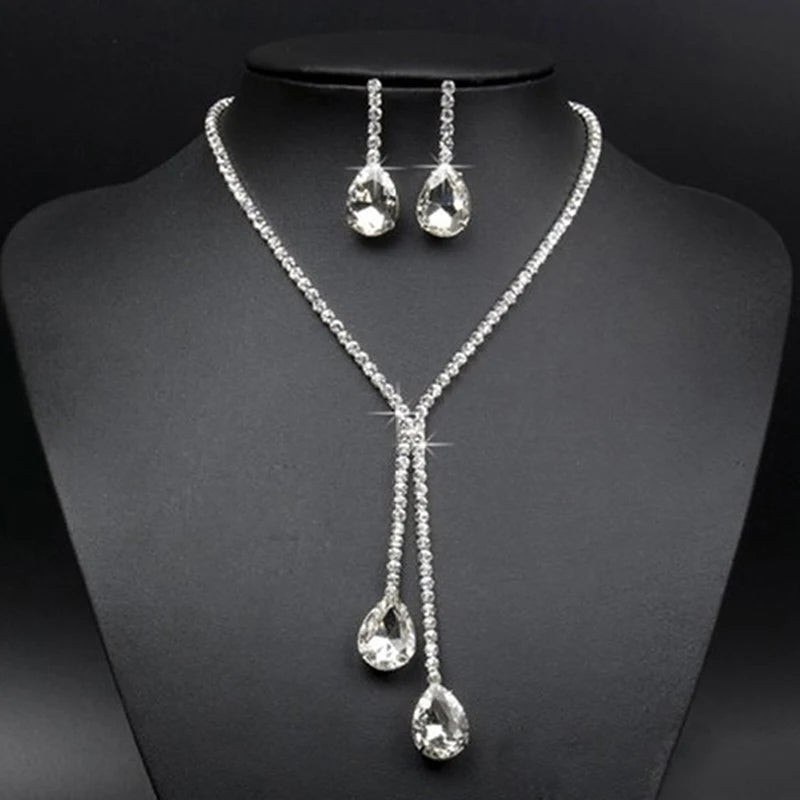 Luxury Crystal Bridal Jewelry Set