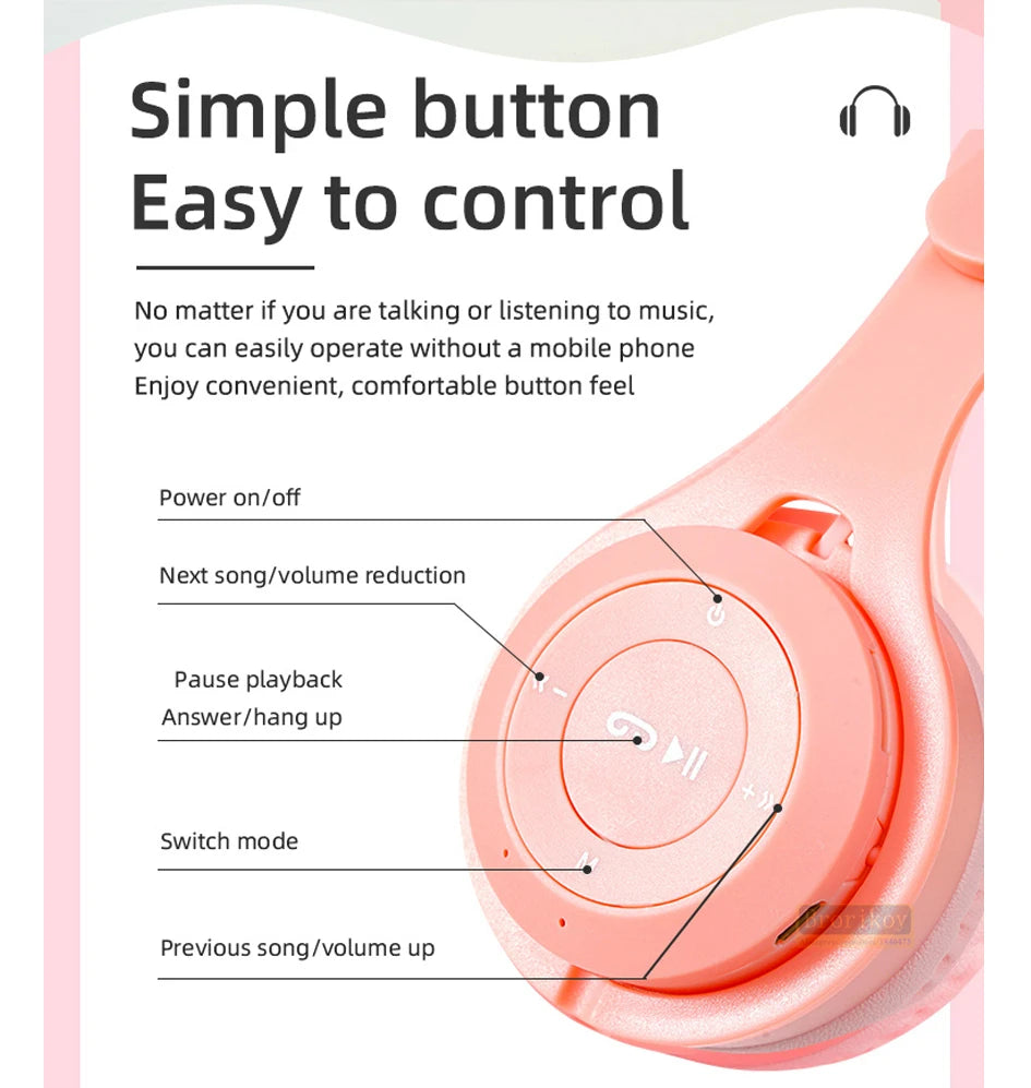 Ucasevew Wireless Bluetooth In-Ear Headphones with Active Noise Cancellation & Volume Control