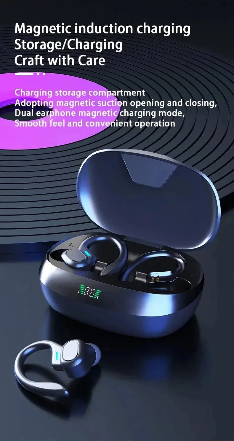 Bluetooth 5.3 Wireless Earphones with Voice Assistant & Wireless Charging
