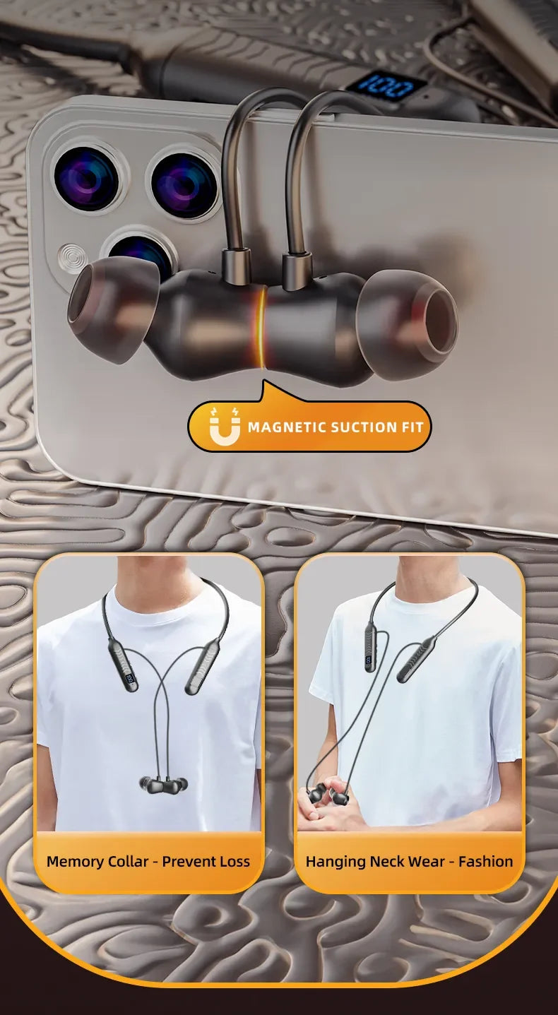 Wireless Bluetooth In-Ear Earphones with Mic