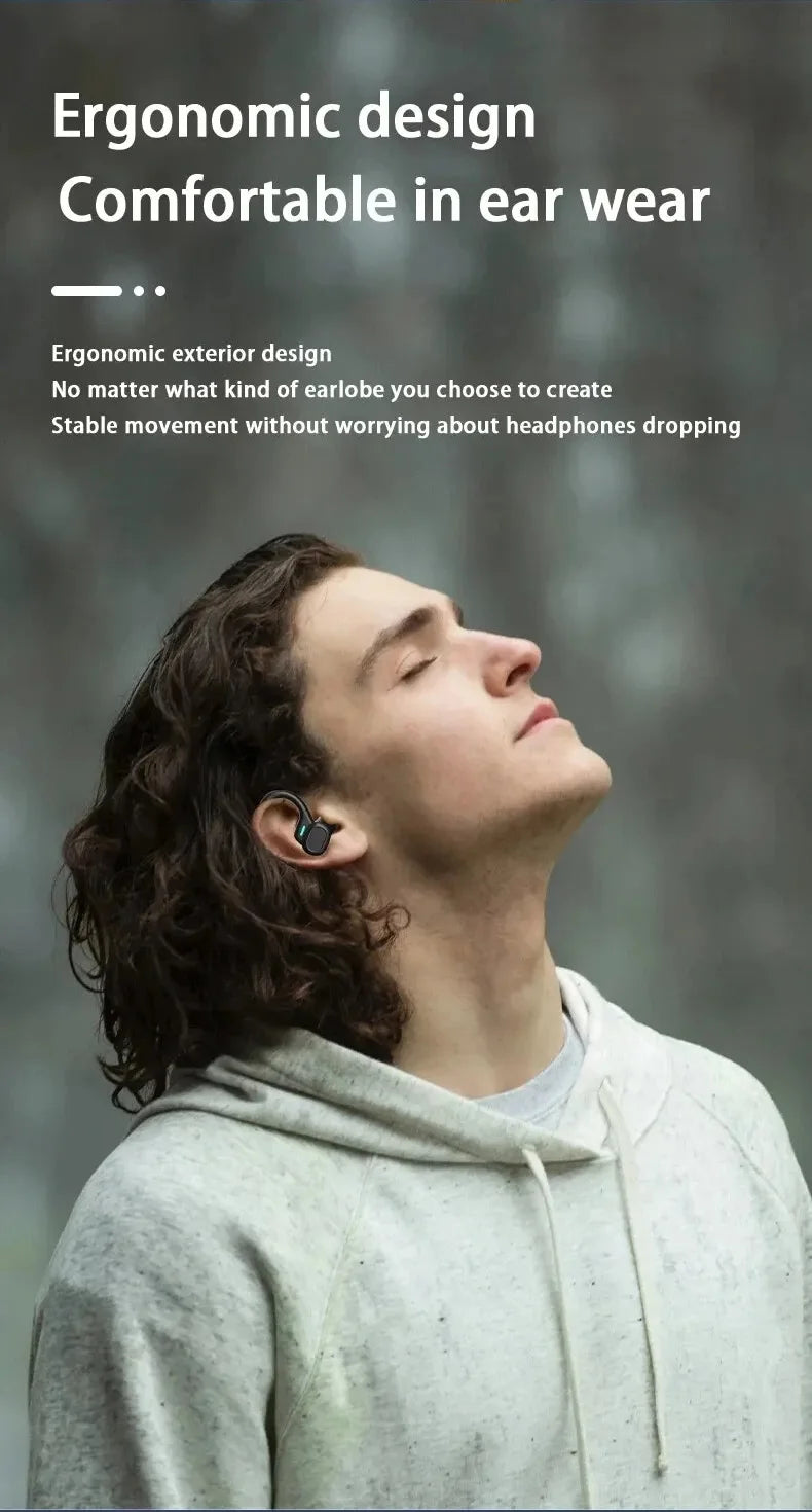 Bluetooth 5.3 Wireless Earphones with Voice Assistant & Wireless Charging