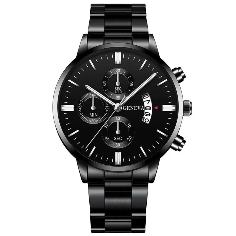 GAIETY Round Alloy Quartz Watch