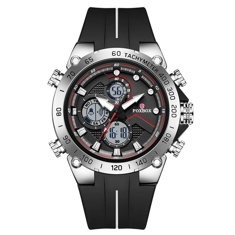 LIGE Dual Display Sports Watch