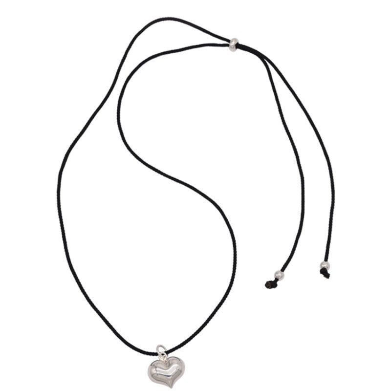 Black Rope Collarbone Chain for Women