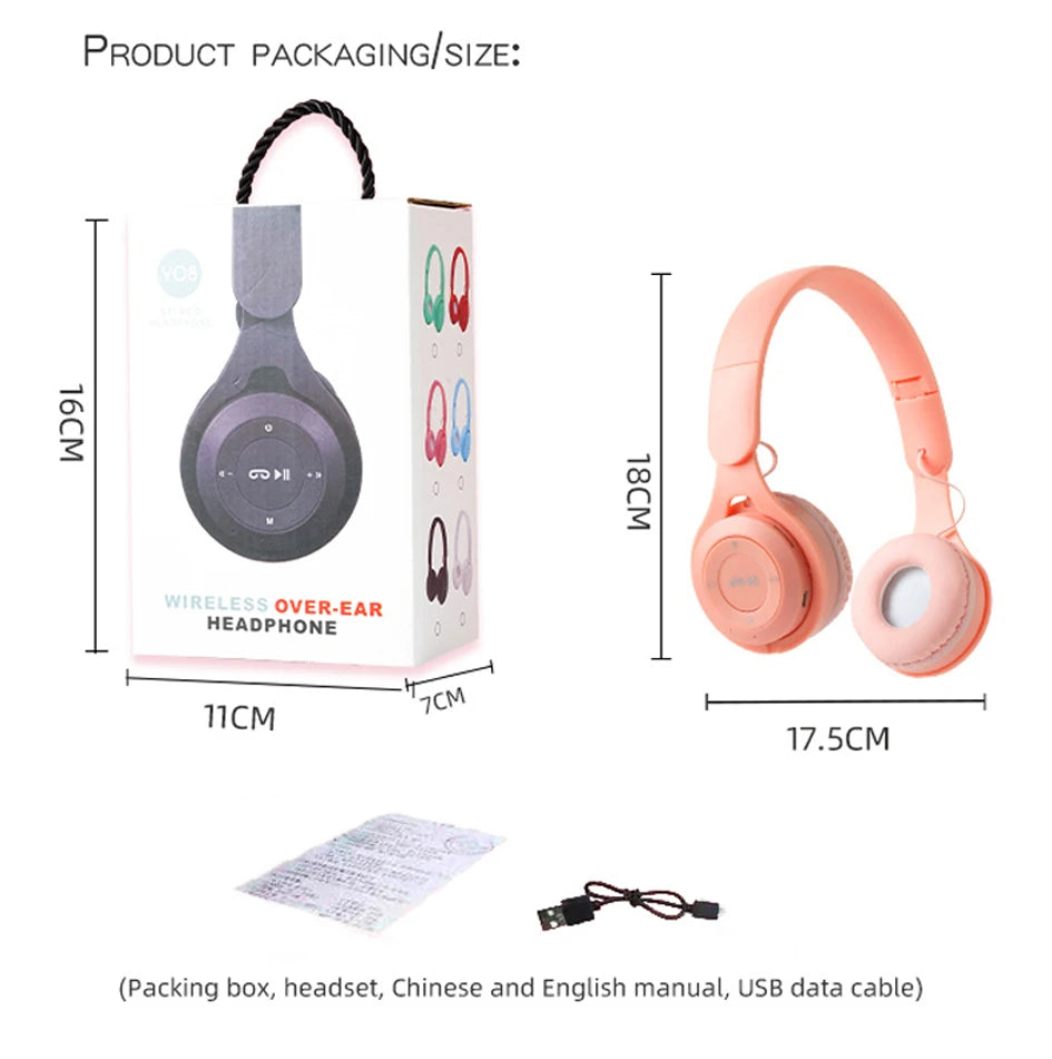 Ucasevew Wireless Bluetooth In-Ear Headphones with Active Noise Cancellation & Volume Control