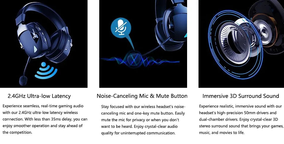 Acinaci Wireless & Wired Headphones