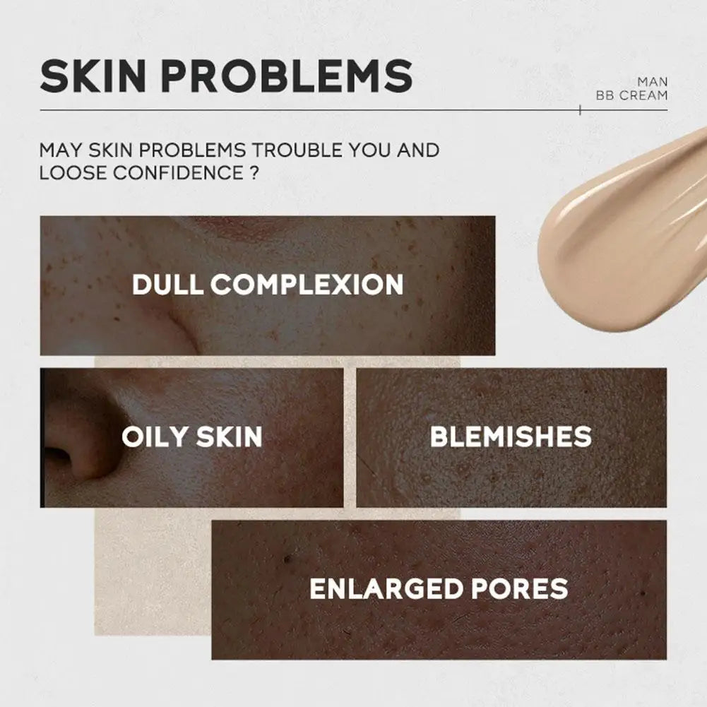 Men’s Full Coverage Waterproof BB Cream