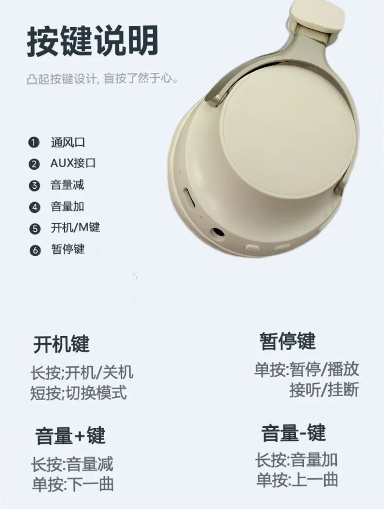 Over-Ear Bluetooth Headphones