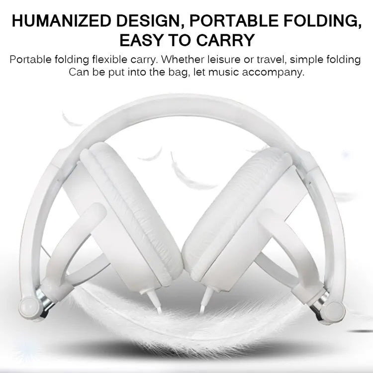 Wired Over-Ear Headphones with Microphone