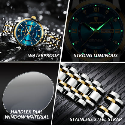 POEDAGAR Luxury  Quartz Watch