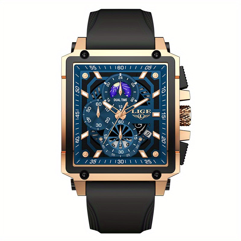 LIGE Men’s Sport Chronograph Watch