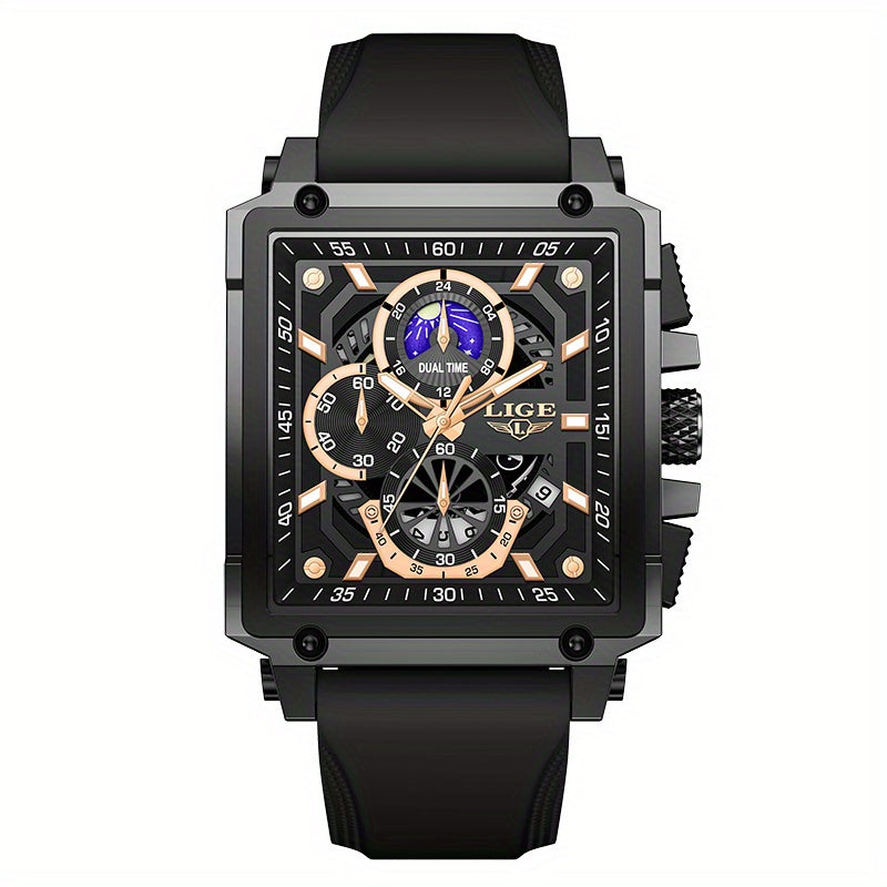 LIGE Men’s Sport Chronograph Watch