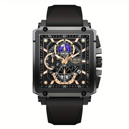 LIGE Men’s Sport Chronograph Watch