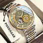 POEDAGAR Luxury Skeleton Dial