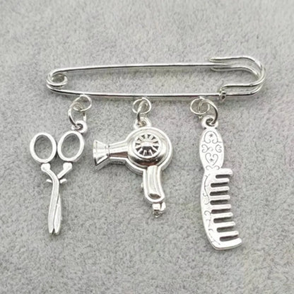 Hair Stylist Brooch