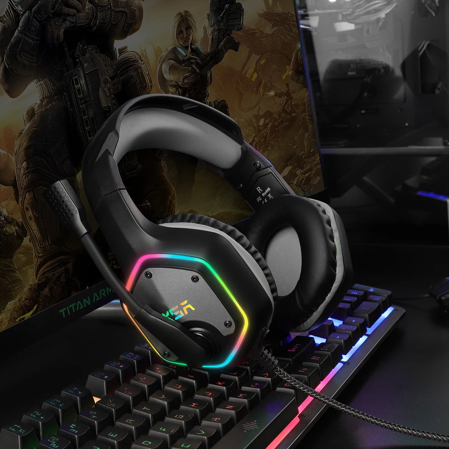 EKSA E1000 Wired Gaming Headset