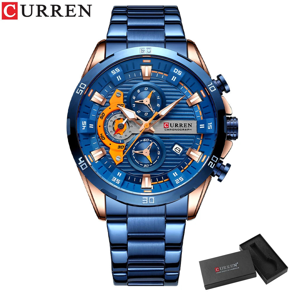 Curren Fashion Round  Watch