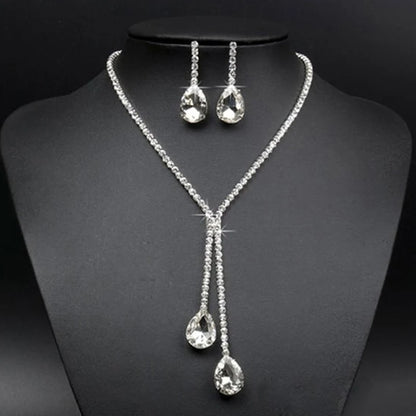 Luxury Crystal Bridal Jewelry Set