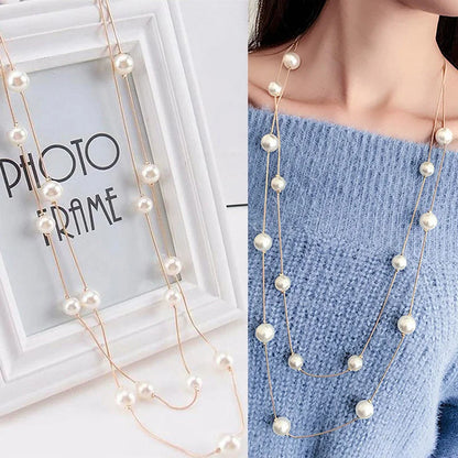 Elegant Korean Pearl Choker