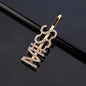 Fashion Rhinestone Letter Hair Clips