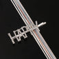 Fashion Rhinestone Letter Hair Clips