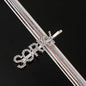 Fashion Rhinestone Letter Hair Clips