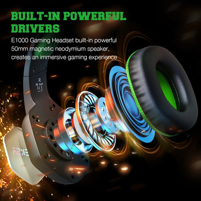 EKSA E1000 Wired Gaming Headset