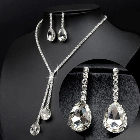 Luxury Crystal Bridal Jewelry Set