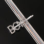 Fashion Rhinestone Letter Hair Clips