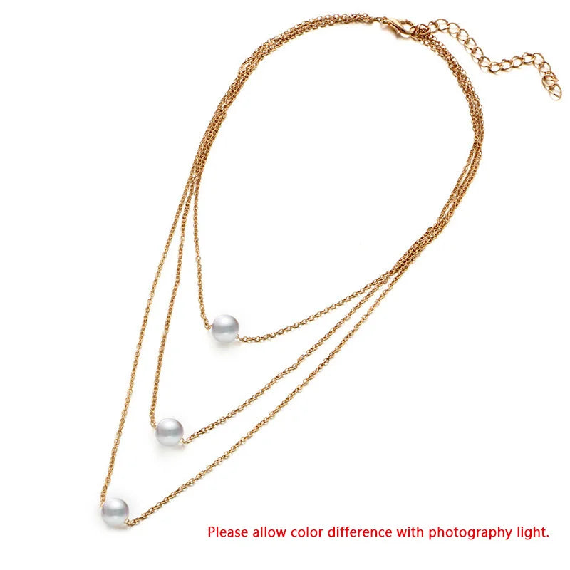 Elegant Korean Pearl Choker