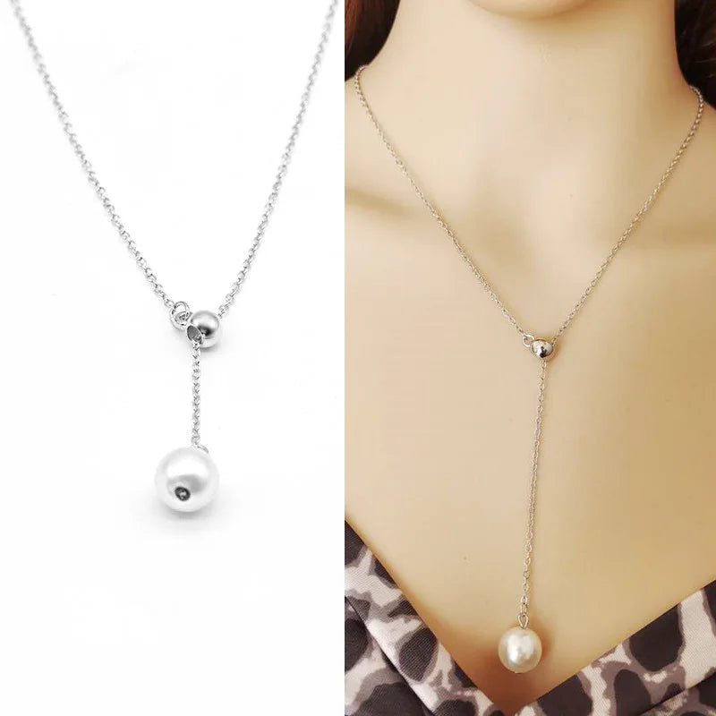 Elegant Korean Pearl Choker