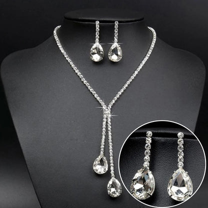 Luxury Crystal Bridal Jewelry Set