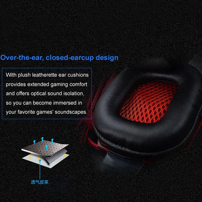 CUGUU Wired Gaming Headphones with Microphone