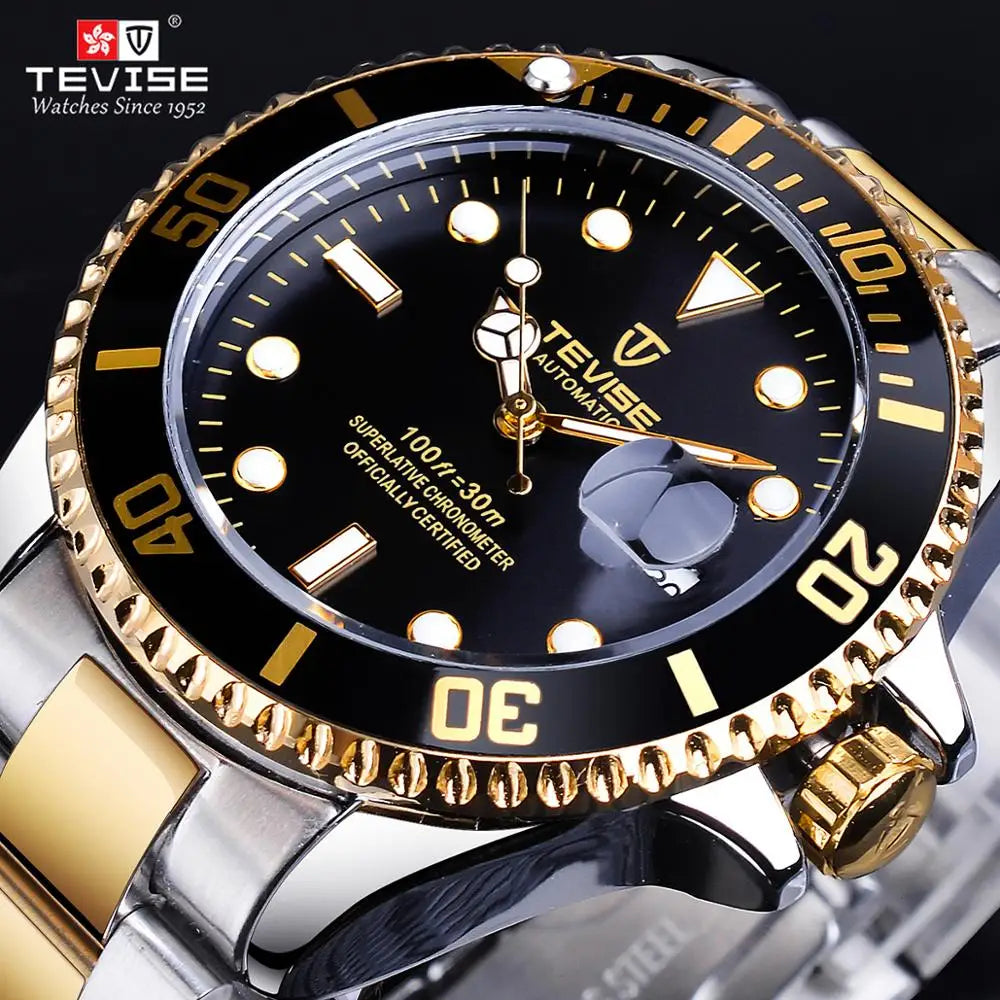 TEVISE Automatic Skeleton Watch