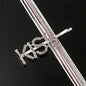 Fashion Rhinestone Letter Hair Clips
