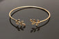 Fashion Leaf Open Cuff Bracelet