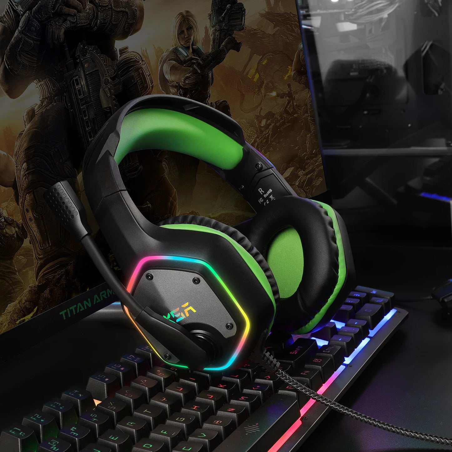EKSA E1000 Wired Gaming Headset