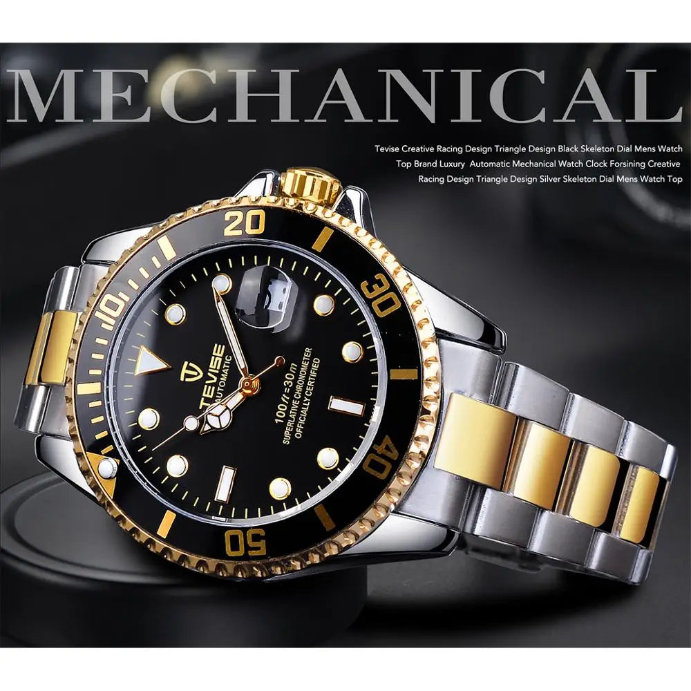 TEVISE Automatic Skeleton Watch