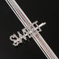 Fashion Rhinestone Letter Hair Clips