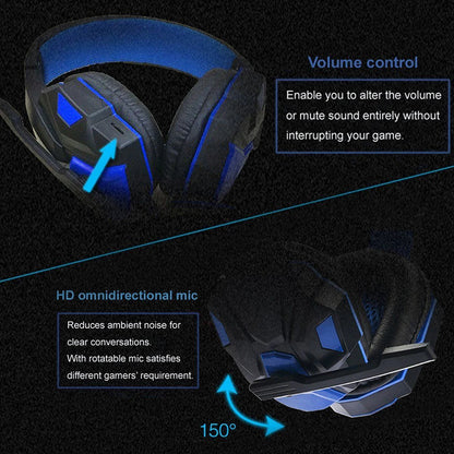 CUGUU Wired Gaming Headphones with Microphone
