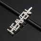 Fashion Rhinestone Letter Hair Clips