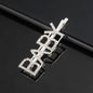 Fashion Rhinestone Letter Hair Clips