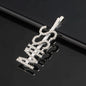 Fashion Rhinestone Letter Hair Clips