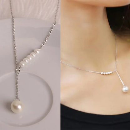 Elegant Korean Pearl Choker