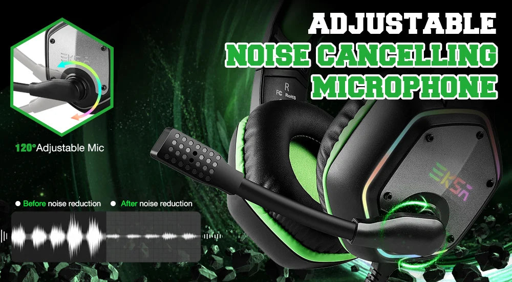 EKSA E1000 Wired Gaming Headset
