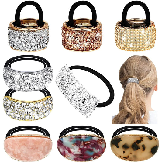 Semicircle Buckle Ponytail Holder