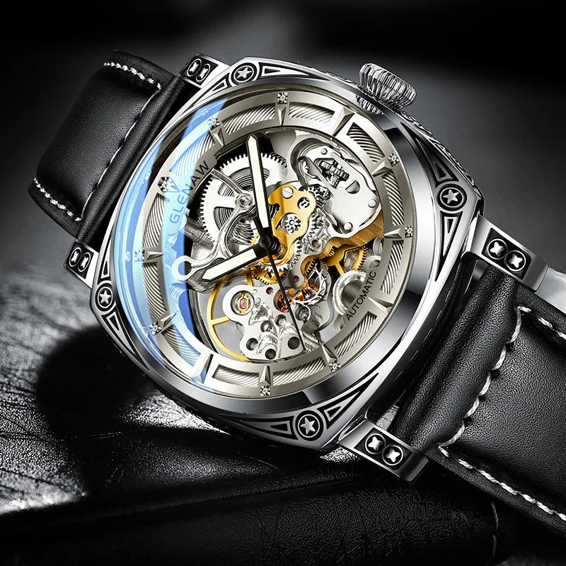 GLENAW Luxury Automatic watch