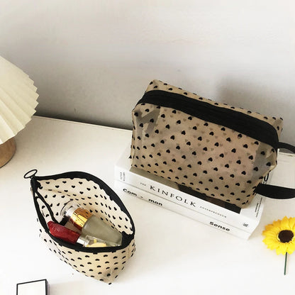 Clear Mesh Cosmetic Bag