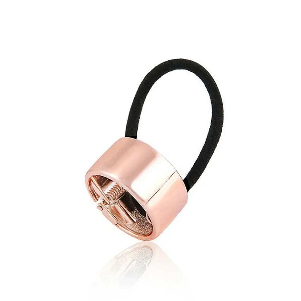 Semicircle Buckle Ponytail Holder